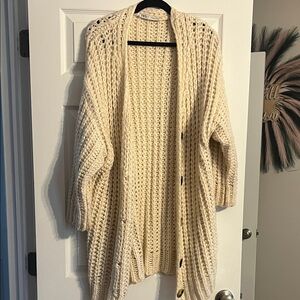 Zara Cream Knit Cardigan